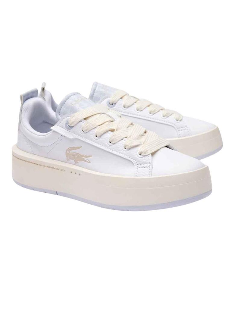 Sneakers Lacoste Carnaby Plat 223 Bianco Donna