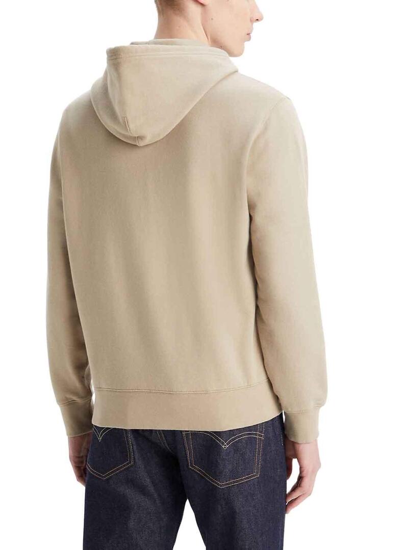 Felpa Levis New Original Beige per Uomo