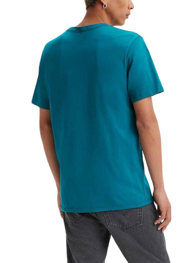 T-Shirt Levis Original Blu per Uomo