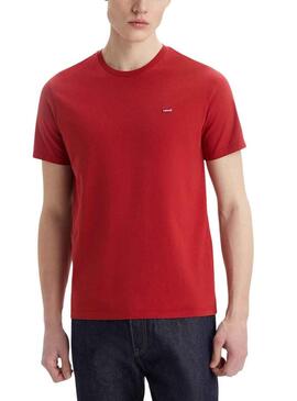 T-Shirt Levis Original Rosso per Uomo