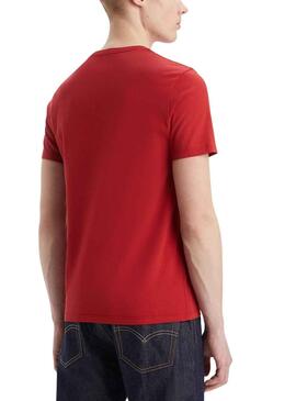 T-Shirt Levis Original Rosso per Uomo