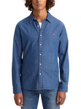 Camicia Levis Battery Blu per Uomo