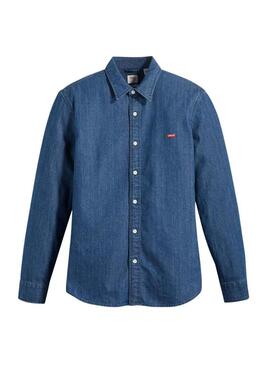 Camicia Levis Battery Blu per Uomo