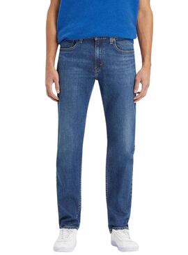 Pantaloni Jeans Levis 502 Taper Blu per Uomo