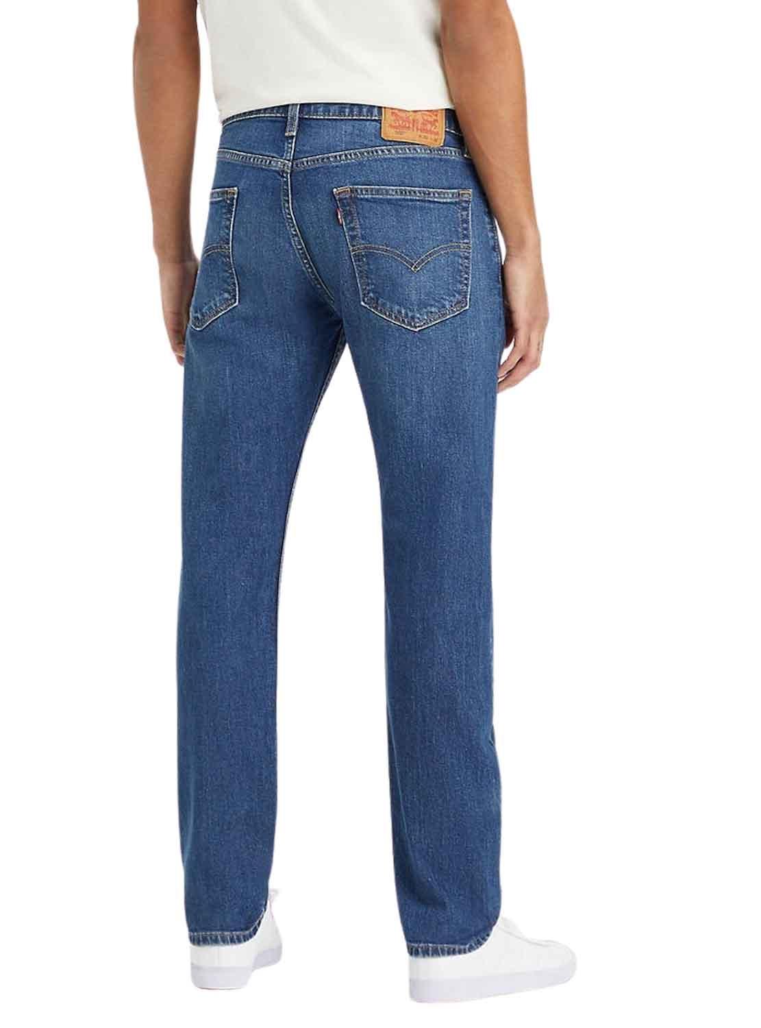 Pantaloni Jeans Levis 502 Taper Blu per Uomo