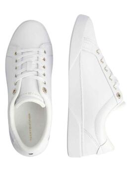 Sneakers Tommy Jeans Golden Bianco per Donna