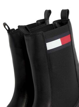 Stivaletto Tommy Jeans Long Chelsea Nero Donna