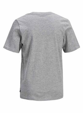 T-Shirt Jack and Jones Pocket Grey Bambino