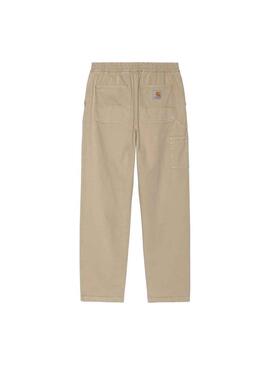 Pantaloni Carhartt Flint Beige per Uomo