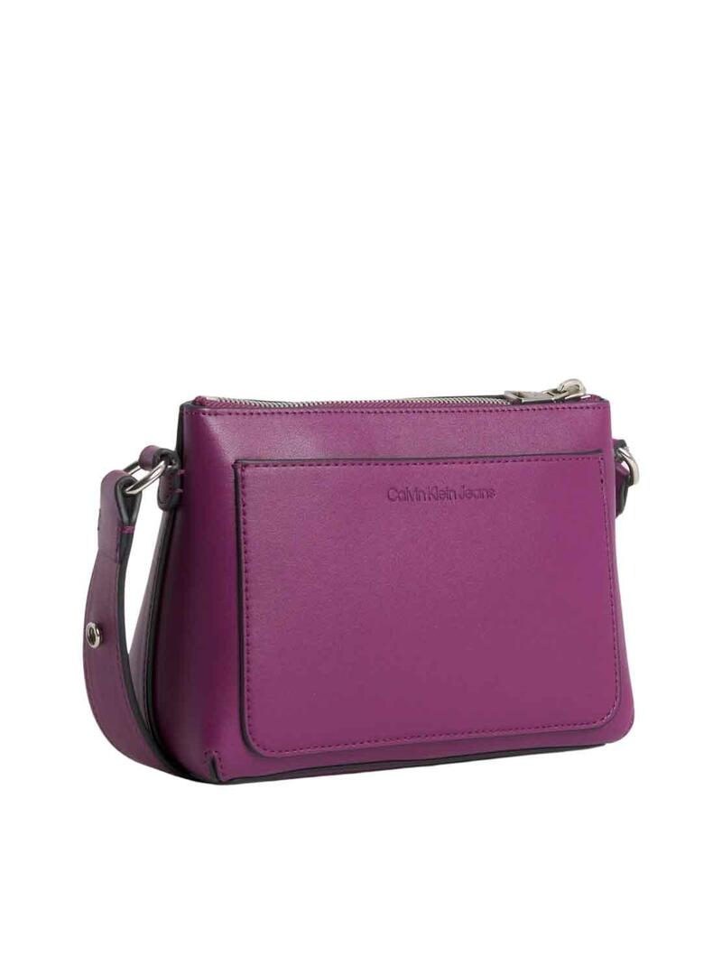 Borsa Calvin Klein Sculpted Custodia Morado Donna