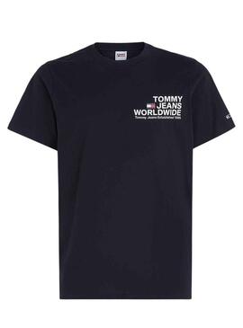 T-Shirt Tommy Jeans Entry Concerto Nero Uomo