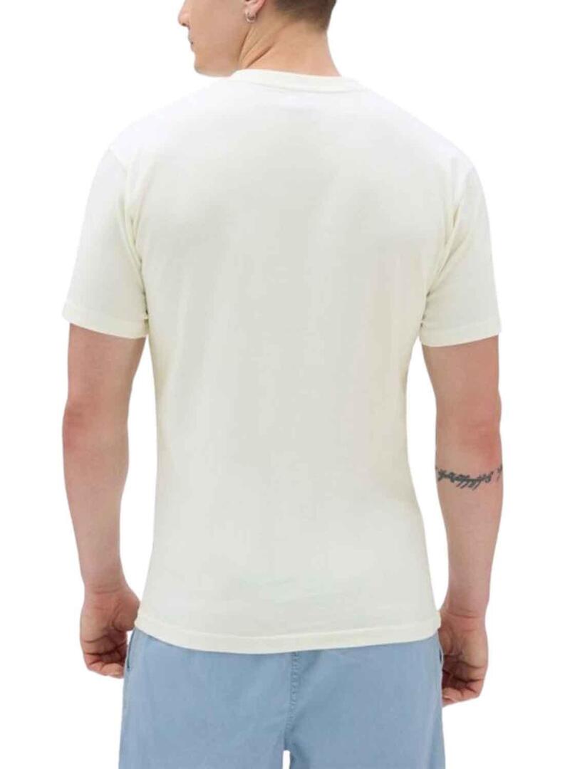 T-Shirt Vans Tessuto Patch Bianco per Uomo