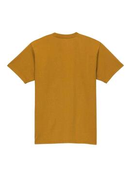 T-Shirt Vans Tessuto Patch Giallo per Uomo