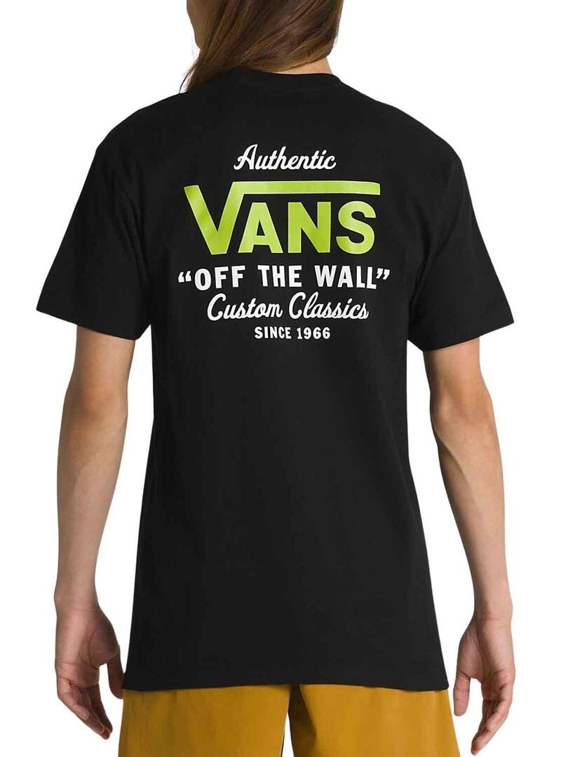 T-Shirt Vans Supporto ST Classic Nero per Uomo