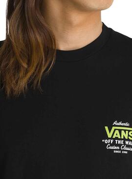 T-Shirt Vans Supporto ST Classic Nero per Uomo