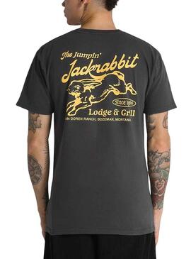 T-Shirt Vans Jack Rabbits Nero per Uomo