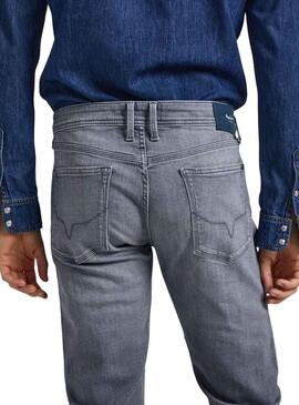 Pantaloni Jeans Pepe Jeans Portello Grigio per Uomo