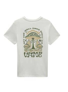 T-Shirt Vans Shroomy Experience Bianco Donna