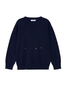 Pullover Mayoral Myrl Blu Blu Navy per Bambino