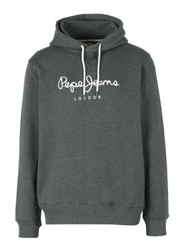 Felpa Pepe Jeans Nuovo Hoodie Verde Uomo