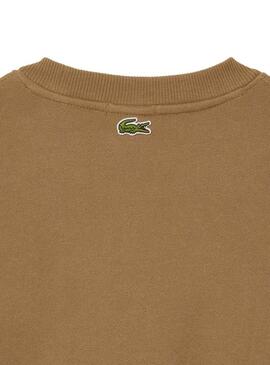 Felpa Lacoste Classic Fit Marrone Uomo Donna