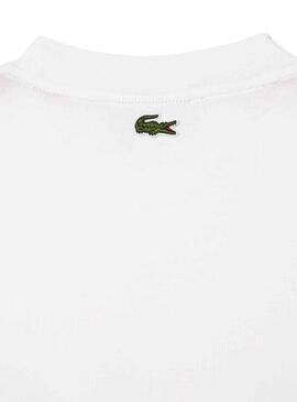 T-Shirt Lacoste Insignias Bianco per Uomo