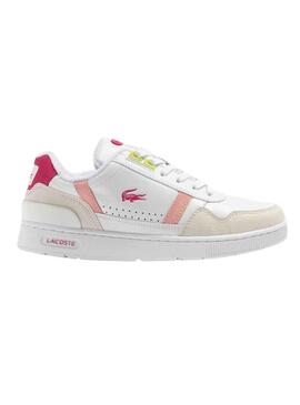 Sneakers Lacoste T-Clip 223 Bianco per Donna