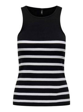 T-Shirt Only Kenya Rib Elenco Nero per Donna