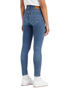 Pantaloni Jeans Levis 711 Doppio pulsante Donna