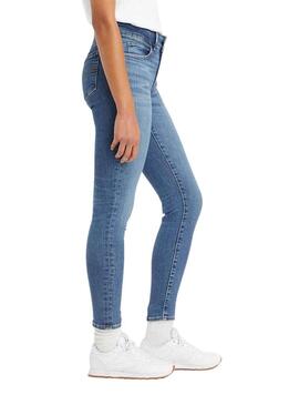 Pantaloni Jeans Levis 711 Doppio pulsante Donna