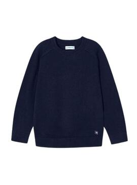 Pullover Mayoral Base Rotonda Blu Navy per Bambino