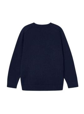 Pullover Mayoral Base Rotonda Blu Navy per Bambino