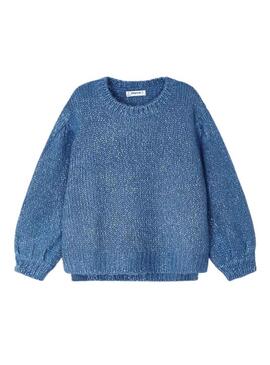 Pullover Mayoral Fantasia Blu per Bambina