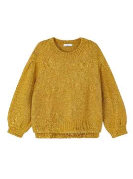 Pullover Mayoral Fantasia Senape per Bambina