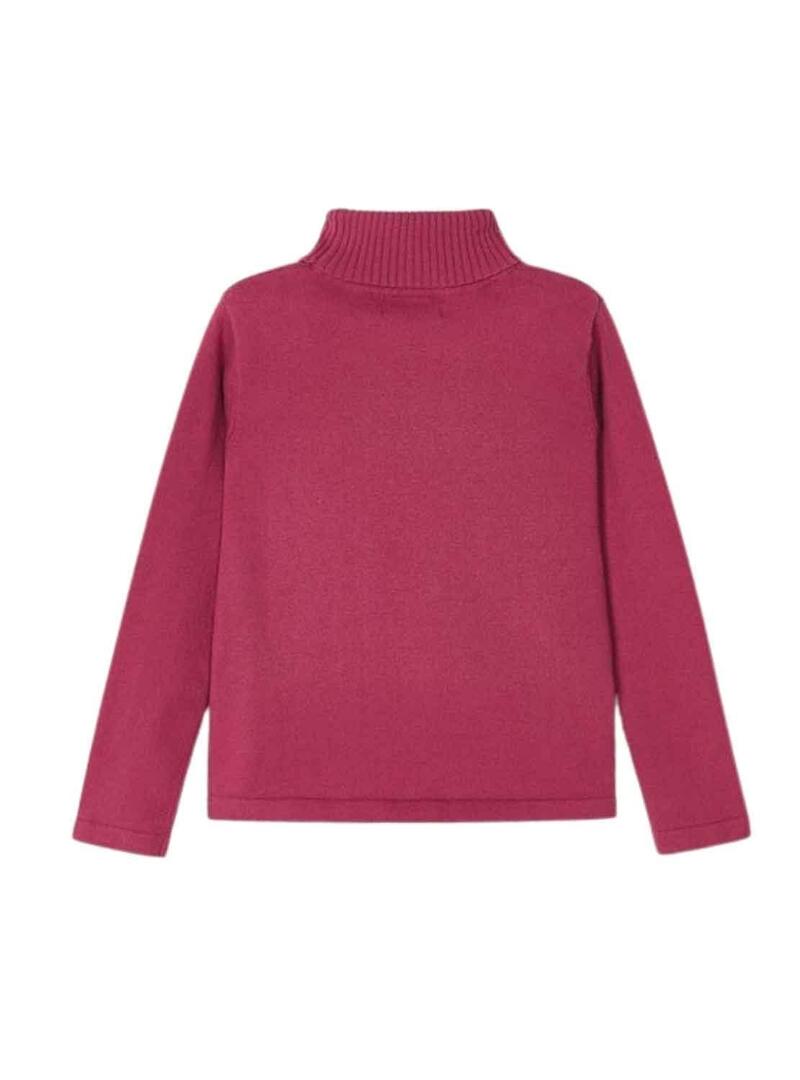 Pullover Mayoral Cine Tricot Rosa per Bambina