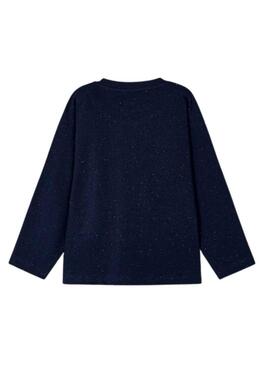 T-Shirt Mayoral Neps Blu Navy per Bambino