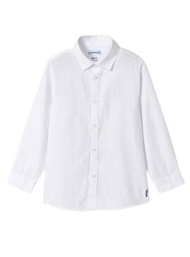 Camicia Mayoral Basic Bianco per Bambino