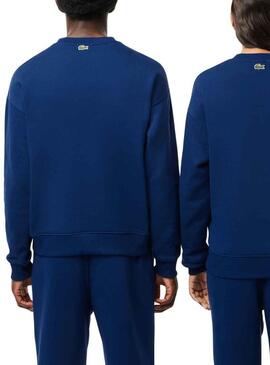 Felpa Lacoste Jogger Unisex Blu Royal per Uomo