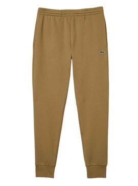 Pantaloni Lacoste Jogger Eco Marrone per Uomo