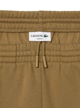 Pantaloni Lacoste Jogger Eco Marrone per Uomo