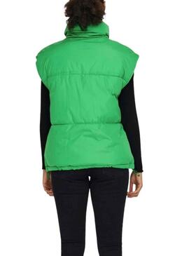 Gilet Only Tenna Verde per Donna