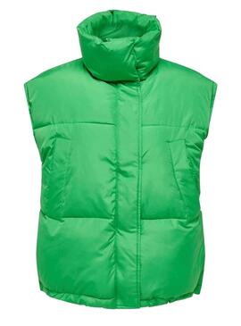 Gilet Only Tenna Verde per Donna