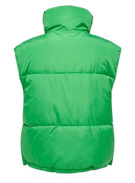 Gilet Only Tenna Verde per Donna