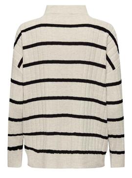 Pullover Only New Tessa Beige per Donna