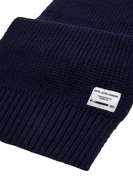 Sciarpa Pepe Jeans Grifone Blu Navy per Uomo