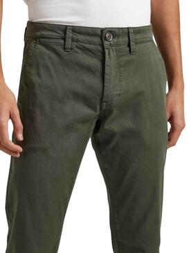 Pantaloni Pepe Jeans Charly Verde per Uomo