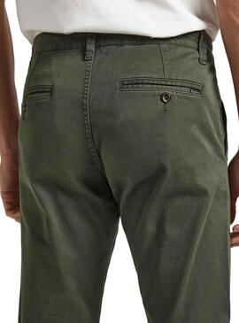 Pantaloni Pepe Jeans Charly Verde per Uomo