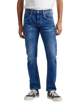 Pantaloni Jeans Pepe Jeans Track Blu per Uomo