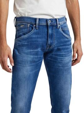 Pantaloni Jeans Pepe Jeans Track Blu per Uomo