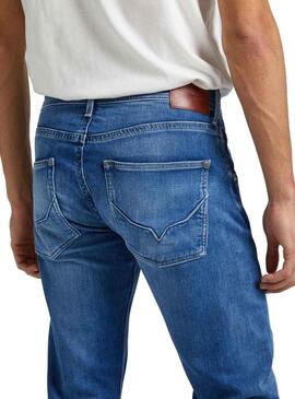 Pantaloni Jeans Pepe Jeans Track Blu per Uomo